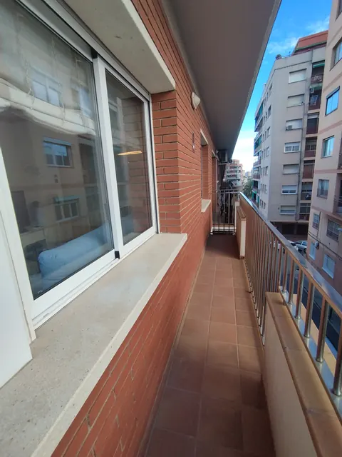 Balkon · Längsansicht